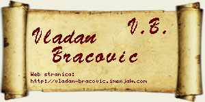 Vladan Bracović vizit kartica